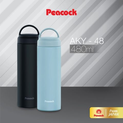 Bình chân không Peacock 480ml quai xách - AKZ-48