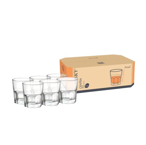 Bộ 6 ly thủy tinh Centra Rock 300ml - 1P01960 || Centra Rock glass 300ml - 1P01960
