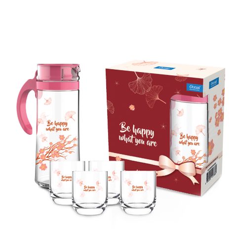 Bộ bình 4 ly Ocean Peach Blossom - 3GS000005X0182