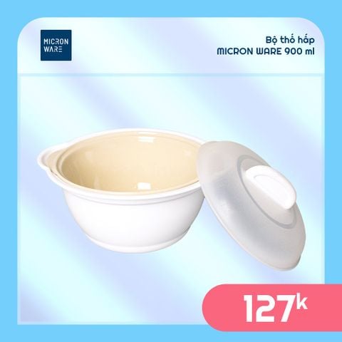 Thố hấp lò vi sóng tiện lợi Micronware 900ml - 5089