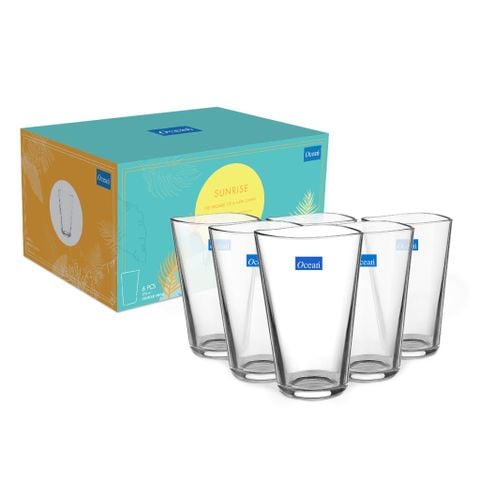 Bộ 6 ly Ocean Centique Hiball 370ml || Centique Hiball Glass 370ml - 3P0316206X0001
