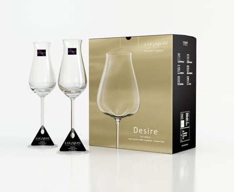 Bộ 2 Ly Pha Lê Desire Sparkling 240ml - 3LS10SL0802G0000