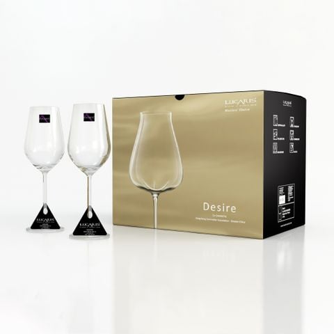 Bộ 6 Ly Pha Lê Desire Crisp White 365ml - 3LS10CW1306G0000