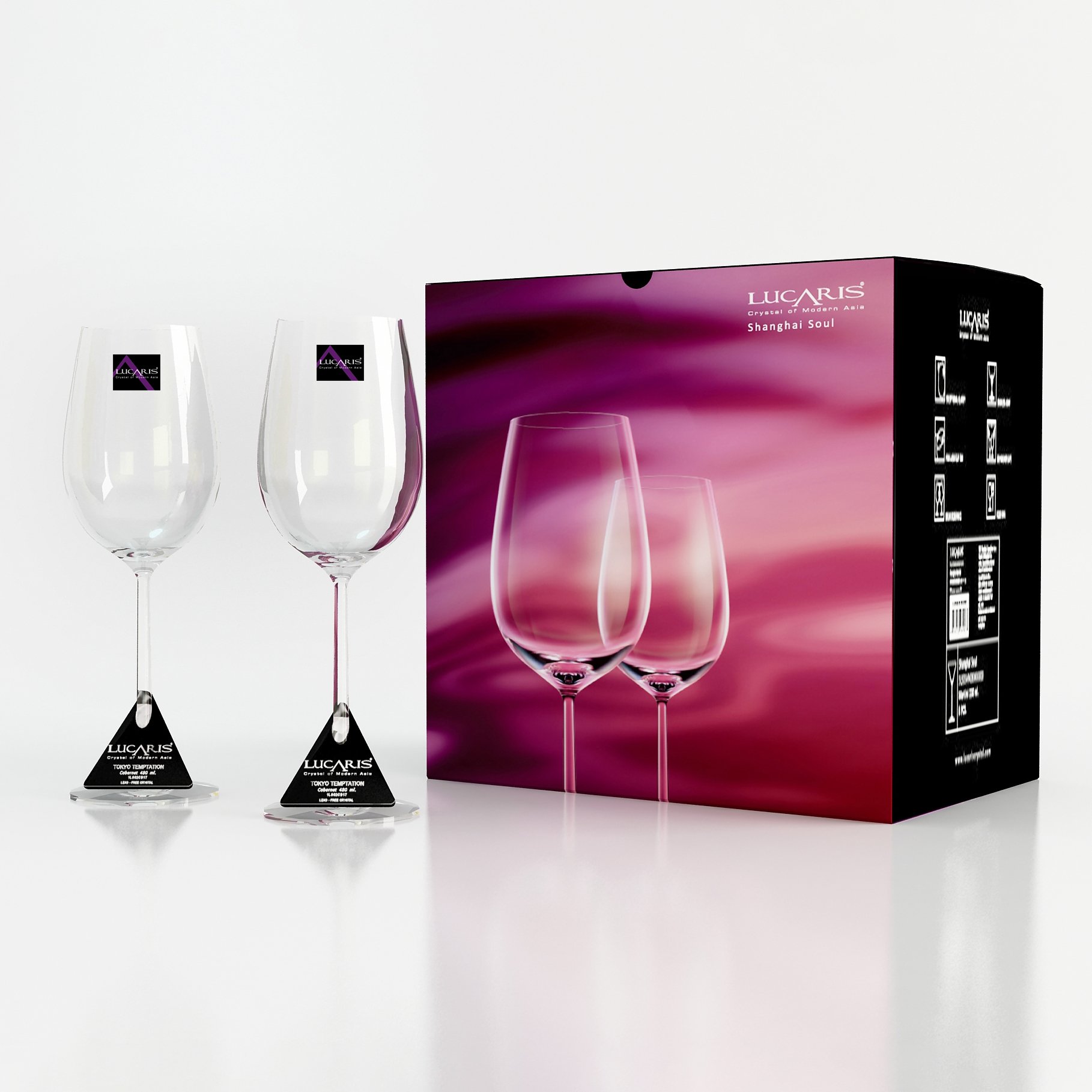 Giới thiệu về sản phẩm Ly Pha lê Shanghai Beaujolais 515ml Tô Thủy Tinh PAIR PARADIS 4.5/8 - BT11