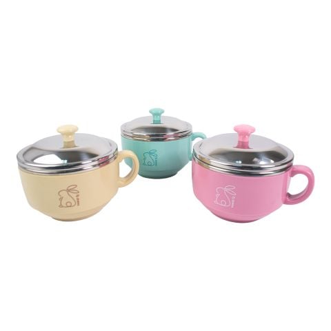 Tô inox cách nhiệt có nắp Zebra Kiddy