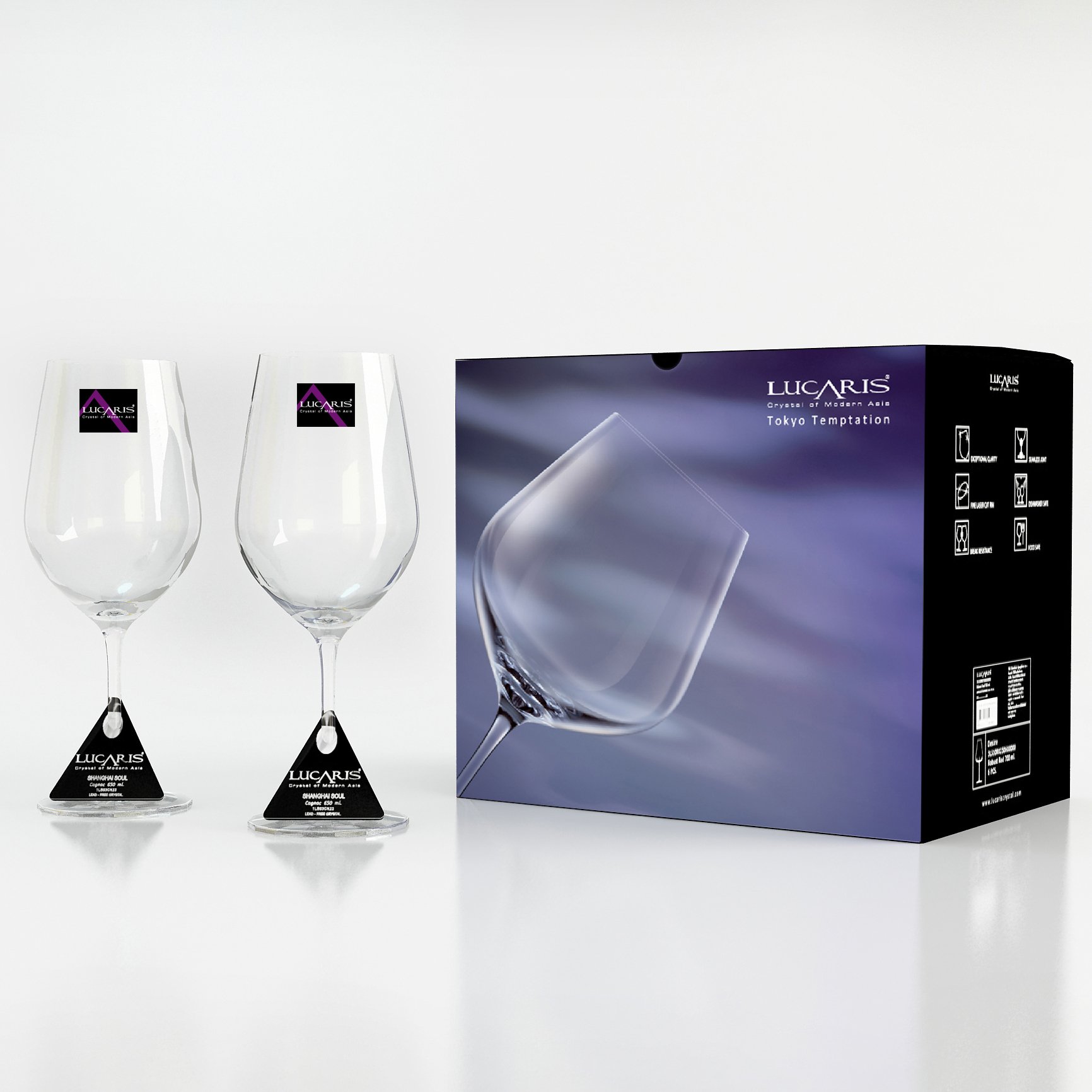 Giới thiệu về sản phẩm LY PHA LÊ TOKYO CABERNET 480ML Tô Thủy Tinh PAIR PARADIS 4.5/8 - BT11