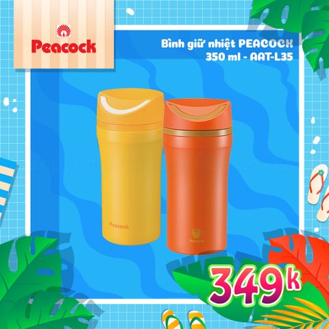 Bình Giữ Nhiệt Peacock 350ml - AAT-L35 - PICNIC