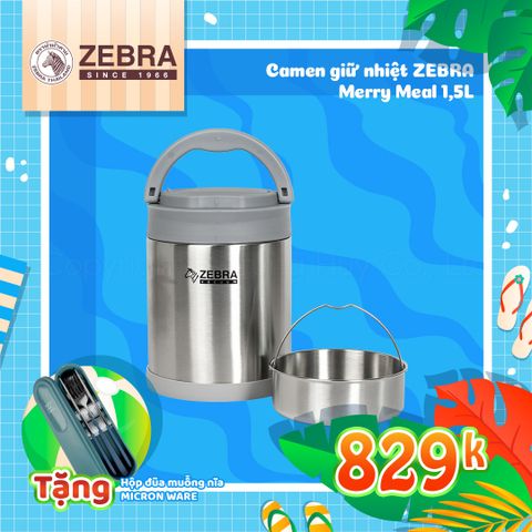 Camen giữ nhiệt Merry Meal 1,5L (có ngăn & muỗng) - 152444