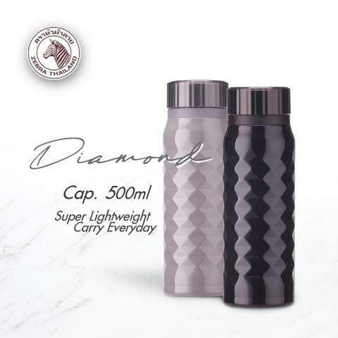 Bình giữ nhiệt Inox 500ml Diamond - Lifestyle Collection - 112638 || Diamond stainless steel vacuum bottle 500ml - Lifestyle Collection - 112638