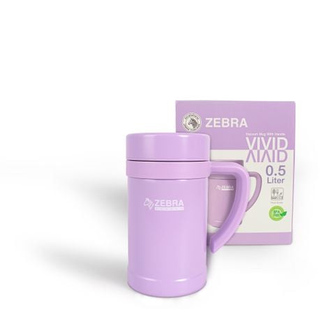 Ly giữ nhiệt Zebra Vivid có quai 500ml - 912715