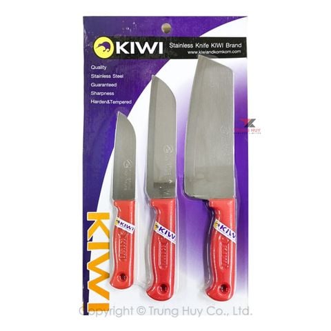 Bộ dao Kiwi cán nhựa - VN3 - SET || Set of Kiwi knives with plastic handle - VN3 - SET