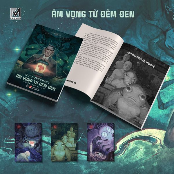 Sách Kinh Dị Giả Tưởng - Âm Vọng Từ Đêm Đen - Tuyển tập 5 truyện H.P. Lovecraft
