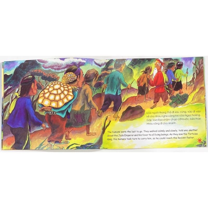 Truyện Cổ tích Việt Nam: Con người là chúa muôn loài (song ngữ Anh - Việt)