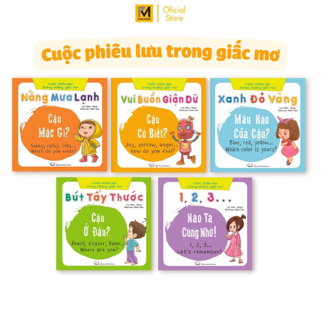 Sách Cho Bé Song Ngữ Anh - Việt - Bút, Tẩy, Thước... Cậu ở đâu? - Cuộc phiêu lưu trong những giấc mơ