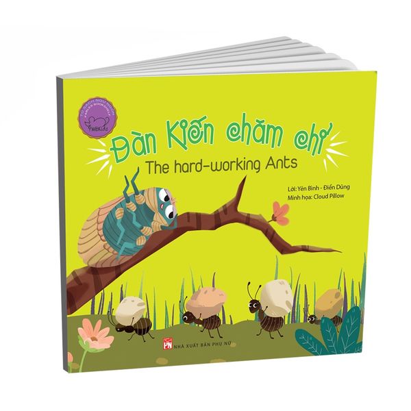Sách Truyện Ngụ Ngôn Cho Bé Song Ngữ Anh - Việt: Đàn Kiến Chăm Chỉ