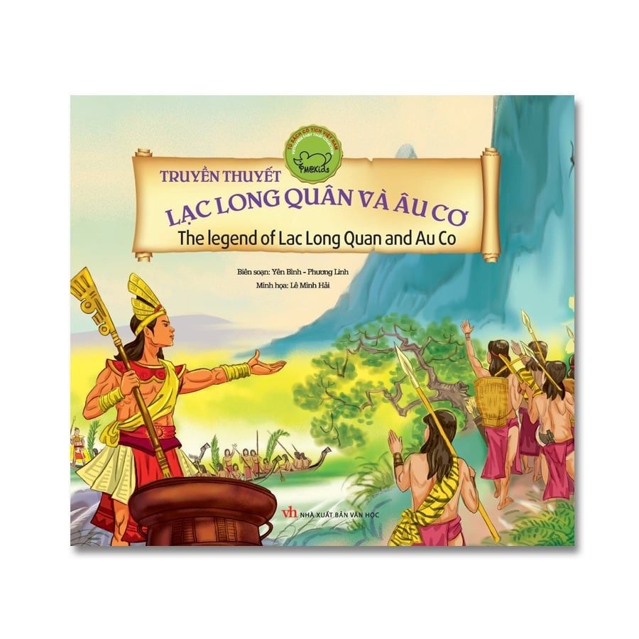 Sách cho bé - Bộ 6 Truyện Cổ Tích Việt Nam - Song Ngữ Anh - Việt Cho Bé
