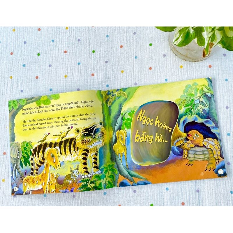 Truyện Cổ tích Việt Nam: Con người là chúa muôn loài (song ngữ Anh - Việt)