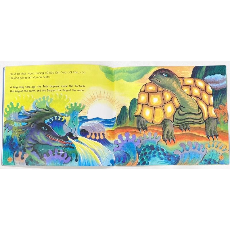 Truyện Cổ tích Việt Nam: Con người là chúa muôn loài (song ngữ Anh - Việt)