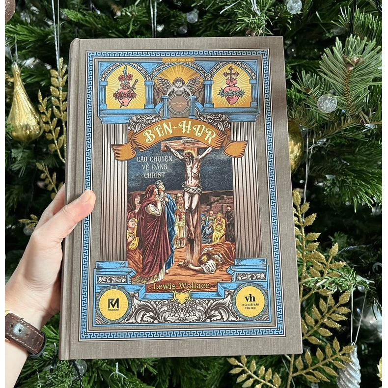 Sách Văn Học - BEN-HUR: Câu chuyện về đấng CHRIST - BẢN GIỚI HẠN BÌA VẢI tặng Bookmark và Postcard - Phúc Minh Books