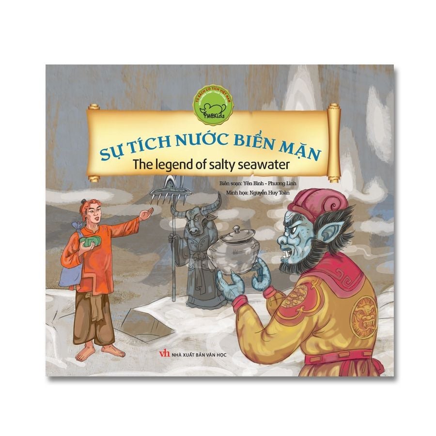 Sách cho bé - Bộ 6 Truyện Cổ Tích Việt Nam - Song Ngữ Anh - Việt Cho Bé