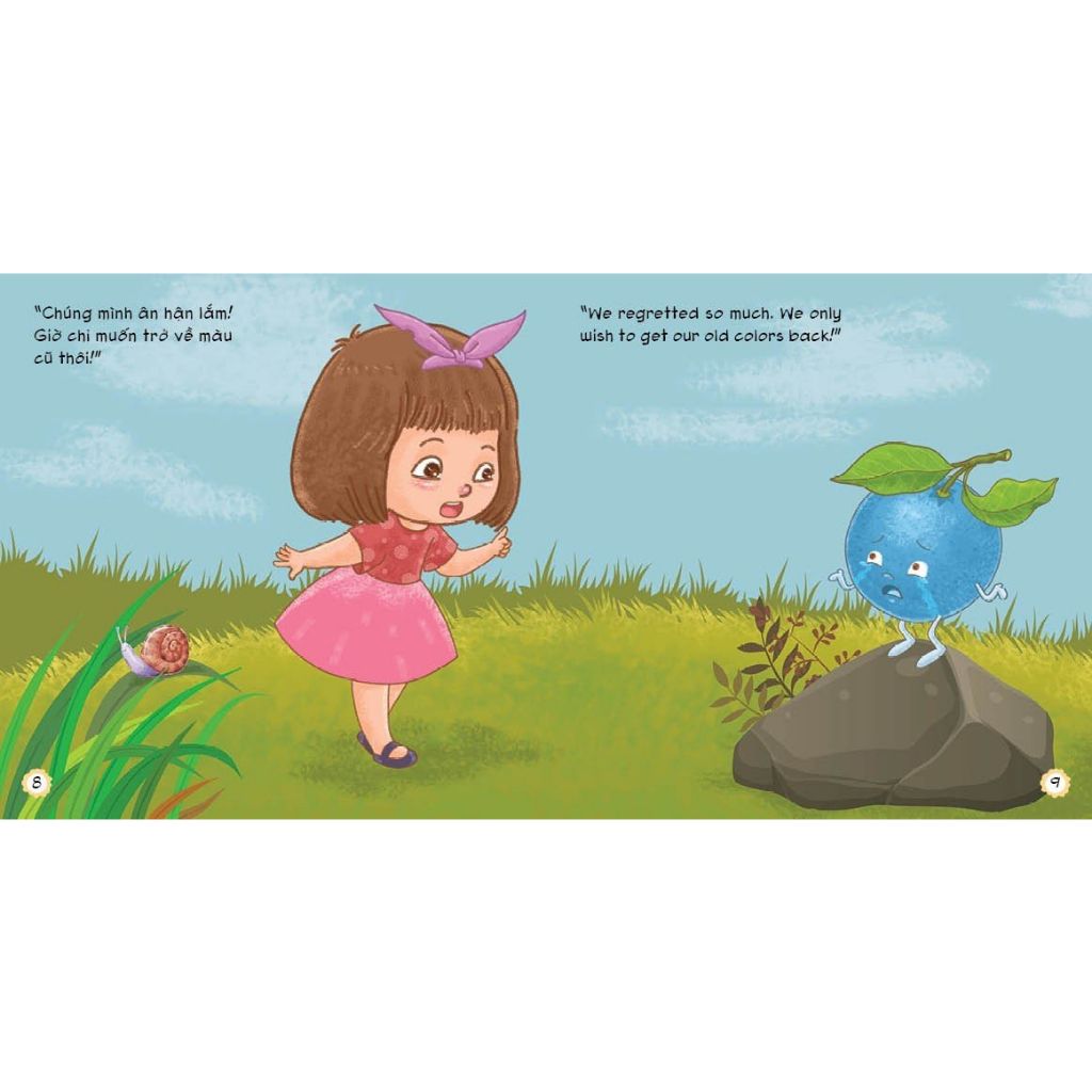 Sách Cho Bé Song Ngữ - Xanh, Đỏ, Vàng... Màu Nào Của Cậu? - Cuộc Phiêu Lưu Trong Những Giấc Mơ