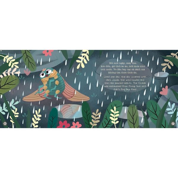 Sách Truyện Ngụ Ngôn Cho Bé Song Ngữ Anh - Việt: Đàn Kiến Chăm Chỉ