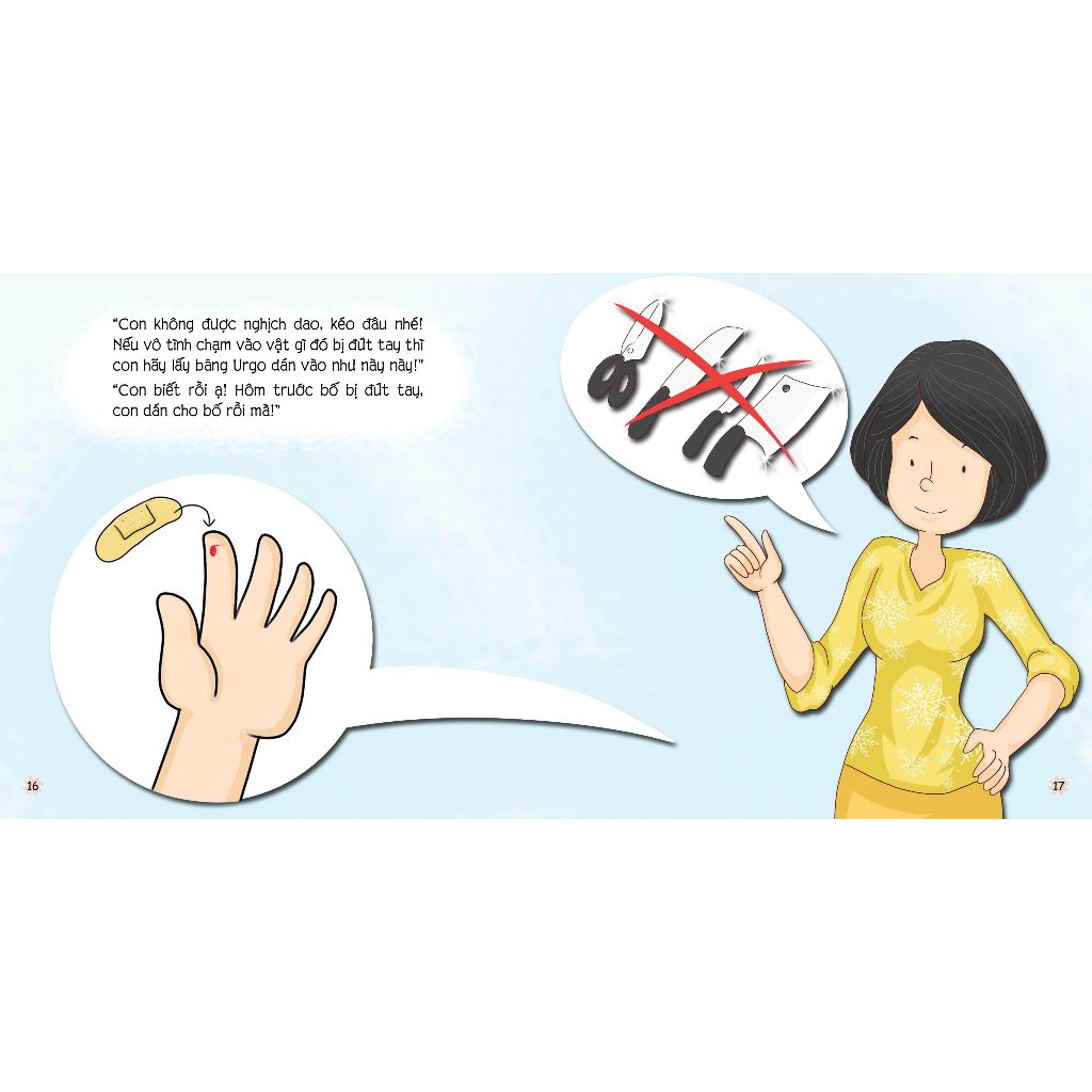 Sách Cho Bé - Để An Toàn Khi Ở Nhà Một Mình - Kĩ Năng Tự Bảo Vệ Mình - Phúc Minh Books