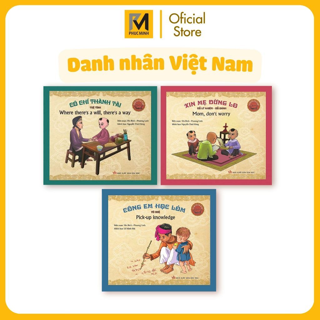 Sách - Danh Nhân Việt Nam - Đỗ Lý Khiêm - Đỗ Oánh: Xin mẹ đừng lo (Song Ngữ Anh - Việt)
