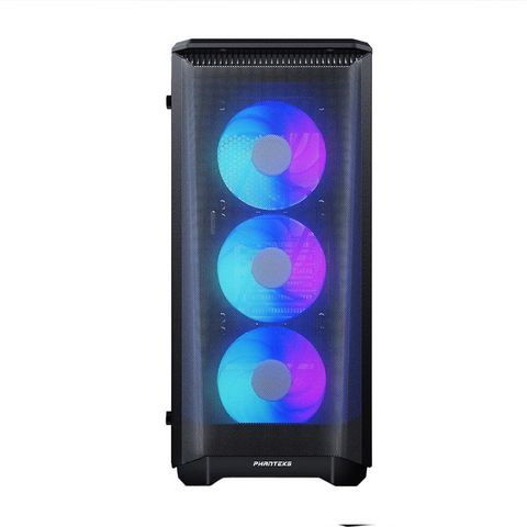  Case PHANTEKS Eclipse P400 Air Mid Tower Case, Tempered Glass, D-RGB Lighting Black 