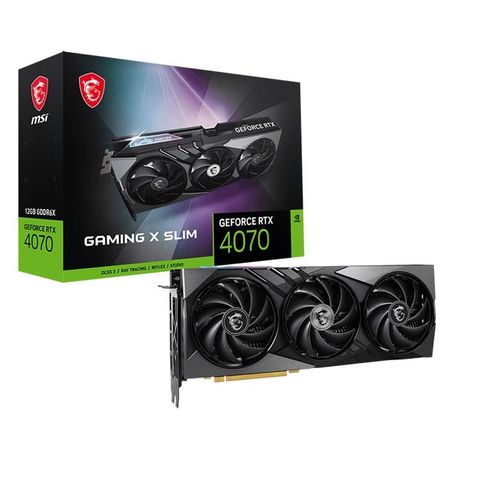  VGA MSI GeForce RTX 4070 GAMING X SLIM 12G GDDR6X 