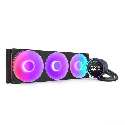  Tản nhiệt nước NZXT KRAKEN ELITE 420 RGB - V2 - BLACK 