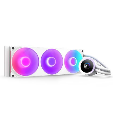  Tản nhiệt nước NZXT KRAKEN PLUS 360 RGB - V2 - WHITE 