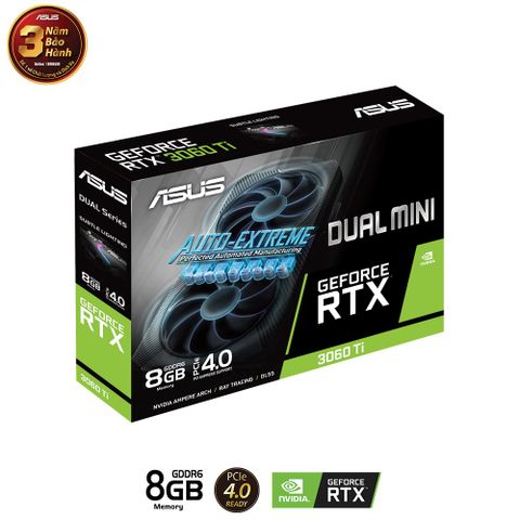  ASUS RTX 3060 Ti DUAL MINI 8GB GDDR6 