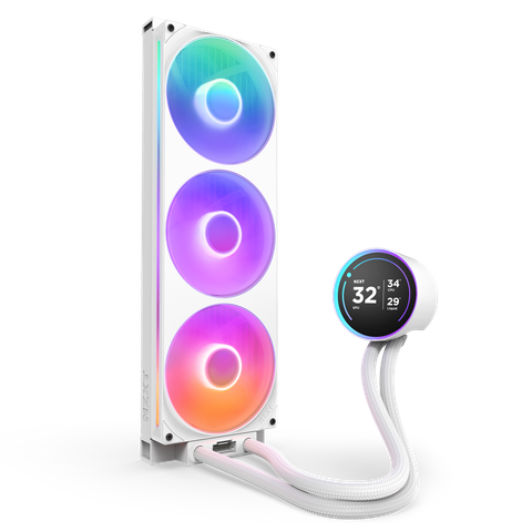  Tản nhiệt nước NZXT KRAKEN ELITE 420 RGB - V2 - WHITE 