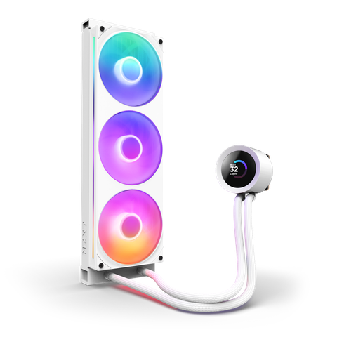  Tản nhiệt nước NZXT KRAKEN PLUS 360 RGB - V2 - WHITE 