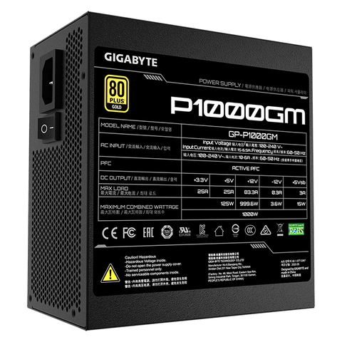  ( 1000W ) Nguồn máy tính GIGABYTE P1000GM 80 PLUS GOLD 