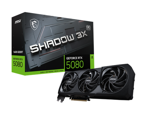  MSI GeForce RTX 5080 16G SHADOW 3X OC 