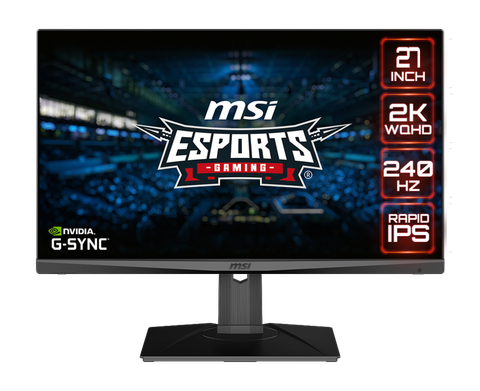  Màn hình MSI Optix MAG274QRX 2K IPS 240Hz Chuyên game 