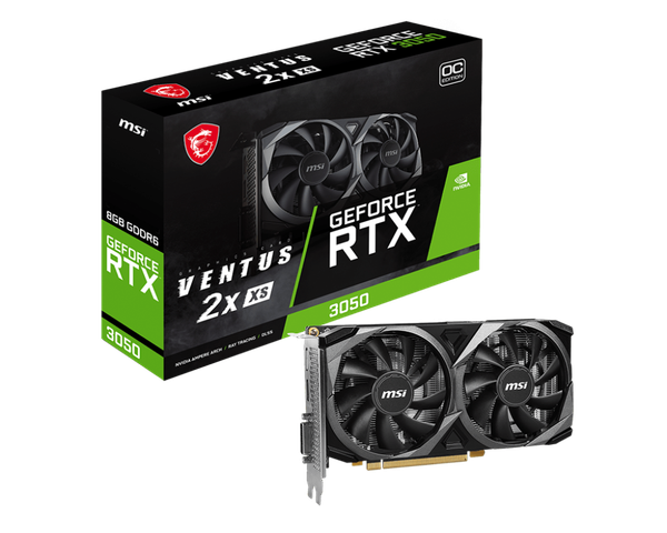  MSI GeForce RTX 3050 VENTUS 2X XS 8G OC 