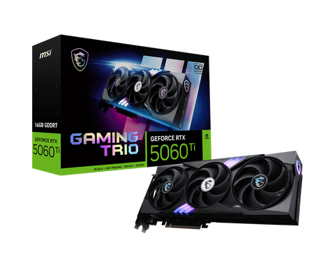  MSI GeForce RTX 5060 Ti 16G GAMING TRIO OC 