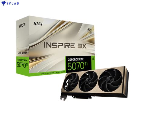  MSI GeForce RTX 5070 Ti 16G INSPIRE 3X OC PLUS 