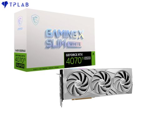  MSI RTX 4070 Ti SUPER 16G GAMING X SLIM WHITE 