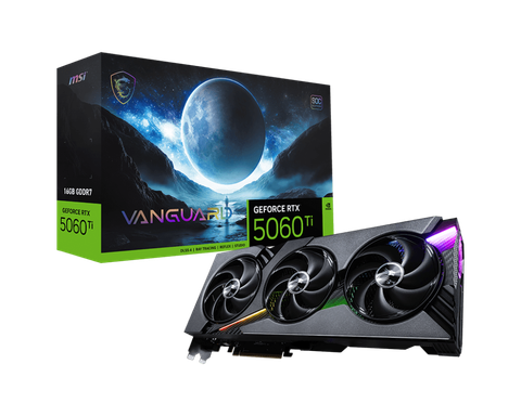  MSI GeForce RTX 5060 Ti 16G VANGUARD SOC 