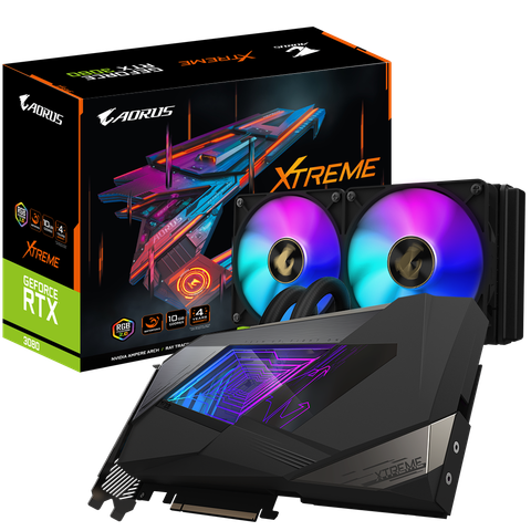  GIGABYTE AORUS RTX 3080 XTREME Waterforce 10GB GDDR6X 