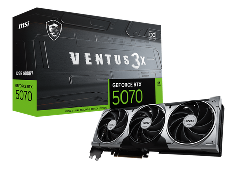  MSI RTX 5070 12G VENTUS 3X OC 