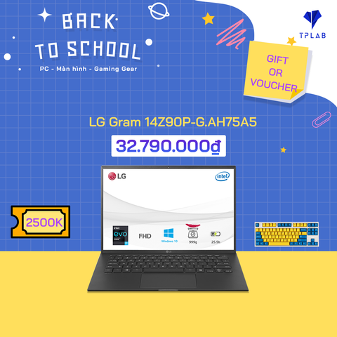  Laptop LG Gram 14Z90P-G.AH75A5 Mã 2021 