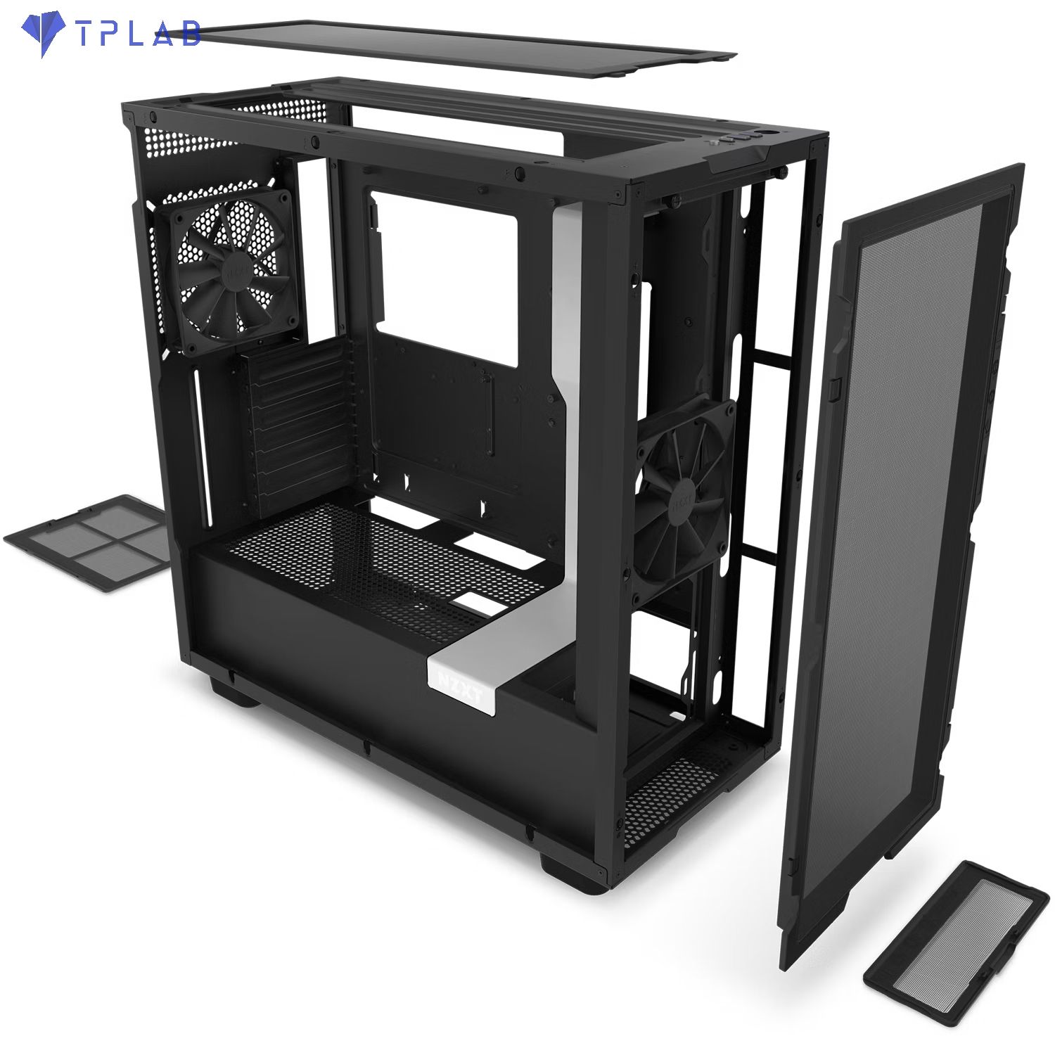  Case máy tính NZXT H7 Flow Black/White 