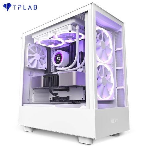  Case NZXT H5 Elite White (2 fan ARGB) 