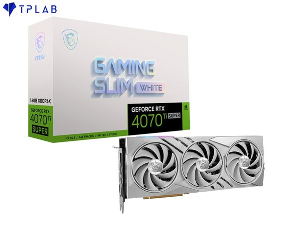  MSI RTX 4070 Ti SUPER 16G GAMING SLIM WHITE 