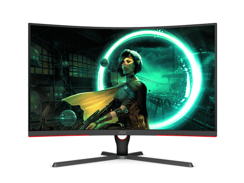  Màn hình máy tính cong AOC CQ32G3SE 31.5 inch 2K VA 165Hz chuyên game 